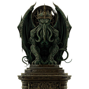 Cthulhu Crowned Vinyl Car Decal Sticker – Waterproof & UV-Resistant 3.4133333333333336" Cthulhu Crowned Vinyl Car Decal Sticker – Waterproof & UV-Resistant 3.4133333333333336"