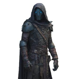 Mysterious Crypto Warrior Vinyl Car Decal Sticker – Waterproof & UV-Resistant 3.4133333333333336"