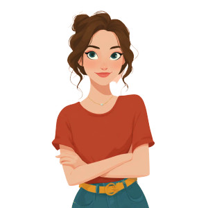 Confident Cartoon Mum Vinyl Car Decal Sticker – Waterproof & UV-Resistant 3.4133333333333336"