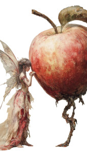 Tiny Fairy Feast Vinyl Car Decal Sticker – Waterproof & UV-Resistant 4.8533333333333335"