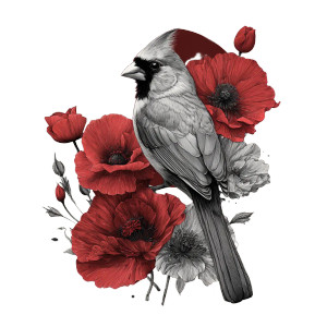 Cardinal Tattoo Design Vinyl Car Decal Sticker – Waterproof & UV-Resistant 3.4133333333333336" Cardinal Tattoo Design Vinyl Car Decal Sticker – Waterproof & UV-Resistant 3.4133333333333336"