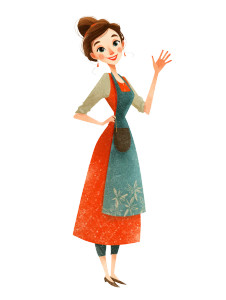 Modern Serbian Housewife Vinyl Car Decal Sticker – Waterproof & UV-Resistant 8.213333333333333"