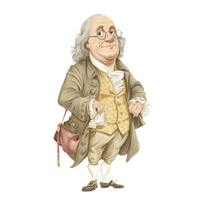 Vintage Cartoon Franklin Vinyl Car Decal Sticker – Waterproof & UV-Resistant 3.4133333333333336"