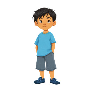 Asian Boy Character Vinyl Car Decal Sticker – Waterproof & UV-Resistant 3.4133333333333336" Asian Boy Character Vinyl Car Decal Sticker – Waterproof & UV-Resistant 3.4133333333333336"