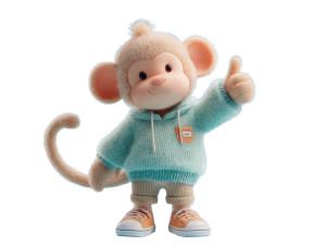 Cute Monkey V3 Vinyl Car Decal Sticker – Waterproof & UV-Resistant 6.1866666666666665" Cute Monkey V3 Vinyl Car Decal Sticker – Waterproof & UV-Resistant 6.1866666666666665"