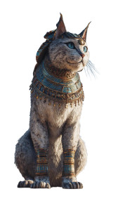 Majestic Desert Cat Vinyl Car Decal Sticker – Waterproof & UV-Resistant 4.8533333333333335"