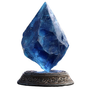 Magical Blue Gem Vinyl Car Decal Sticker – Waterproof & UV-Resistant 3.4133333333333336"