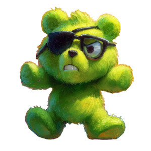 Sassy Gummy Bear Vinyl Car Decal Sticker – Waterproof & UV-Resistant 3.4133333333333336"