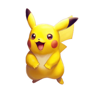 Pikachu V37 Vinyl Car Decal Sticker – Waterproof & UV-Resistant 3.4133333333333336"