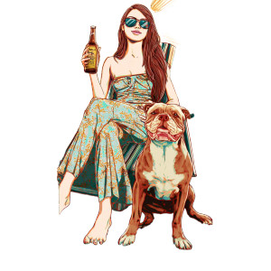 Tarot Card Beauty Vinyl Car Decal Sticker – Waterproof & UV-Resistant 6.826666666666667"