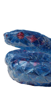 Giant Sapphire Serpent Vinyl Car Decal Sticker – Waterproof & UV-Resistant 4.8533333333333335"