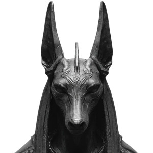 Greyscale Anubis Vinyl Car Decal Sticker – Waterproof & UV-Resistant 6.826666666666667" Greyscale Anubis Vinyl Car Decal Sticker – Waterproof & UV-Resistant 6.826666666666667"