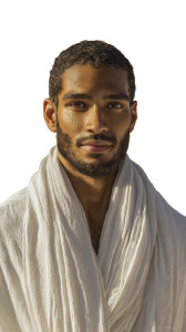 Serene Muslim Pilgrim Vinyl Car Decal Sticker – Waterproof & UV-Resistant 9.706666666666667"