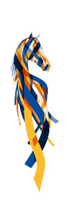 Ribbon Vector Horse Vinyl Car Decal Sticker – Waterproof & UV-Resistant 6.346666666666667"