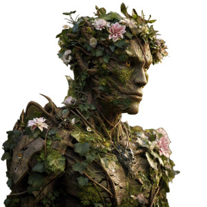 Botanical Humanoid V2 Vinyl Car Decal Sticker – Waterproof & UV-Resistant 6.826666666666667"