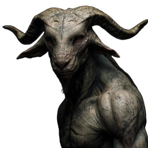 Lonely Minotaur Vinyl Car Decal Sticker – Waterproof & UV-Resistant 3.4133333333333336"