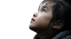 Child Under Rainbow Vinyl Car Decal Sticker – Waterproof & UV-Resistant 5.4