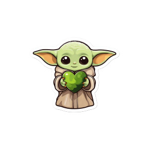 Chibli Yoda Vinyl Car Decal Sticker – Waterproof & UV-Resistant 3.4133333333333336" Chibli Yoda Vinyl Car Decal Sticker – Waterproof & UV-Resistant 3.4133333333333336"