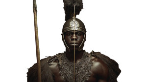 Warrior Speared Vinyl Car Decal Sticker – Waterproof & UV-Resistant 2.72"