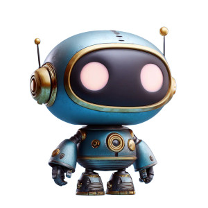 Astrobot Funko Vinyl Car Decal Sticker – Waterproof & UV-Resistant 3.4133333333333336"