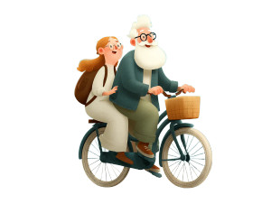 Joyful Seniors Vinyl Car Decal Sticker – Waterproof & UV-Resistant 6.1866666666666665"