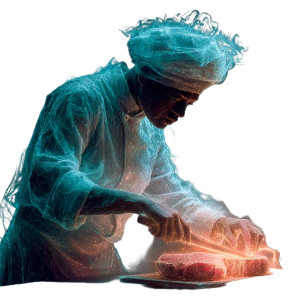 Futuristic African Chef Vinyl Car Decal Sticker – Waterproof & UV-Resistant 6.826666666666667" Futuristic African Chef Vinyl Car Decal Sticker – Waterproof & UV-Resistant 6.826666666666667"