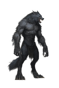 Grey Werewolf Vinyl Car Decal Sticker – Waterproof & UV-Resistant 4.4
