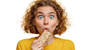 Woman Eating Cereal Vinyl Car Decal Sticker – Waterproof & UV-Resistant 2.72" Woman Eating Cereal Vinyl Car Decal Sticker – Waterproof & UV-Resistant 2.72"