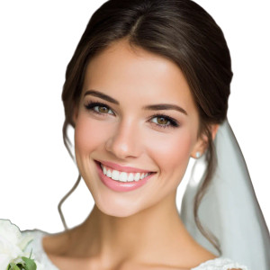 Happy Brunette Bride Vinyl Car Decal Sticker – Waterproof & UV-Resistant 3.4133333333333336" Happy Brunette Bride Vinyl Car Decal Sticker – Waterproof & UV-Resistant 3.4133333333333336"