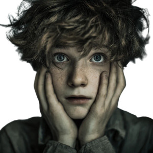 Anxious Boy Vinyl Car Decal Sticker – Waterproof & UV-Resistant 3.4133333333333336" Anxious Boy Vinyl Car Decal Sticker – Waterproof & UV-Resistant 3.4133333333333336"