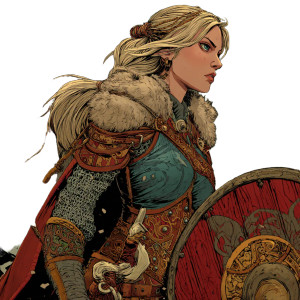 Shield Maiden Vinyl Car Decal Sticker – Waterproof & UV-Resistant 3.4133333333333336" Shield Maiden Vinyl Car Decal Sticker – Waterproof & UV-Resistant 3.4133333333333336"