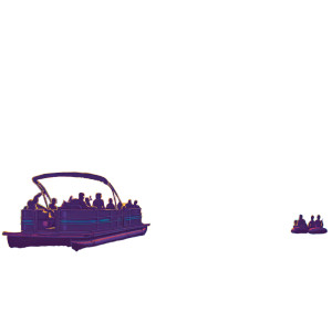 Summer Pontoon Party Vinyl Car Decal Sticker – Waterproof & UV-Resistant 6.826666666666667"
