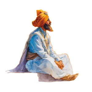 Guru Gobind Singh Vinyl Car Decal Sticker – Waterproof & UV-Resistant 3.4133333333333336"