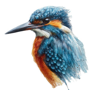 Kingfisher Close-Up Vinyl Car Decal Sticker – Waterproof & UV-Resistant 3.4133333333333336" Kingfisher Close-Up Vinyl Car Decal Sticker – Waterproof & UV-Resistant 3.4133333333333336"