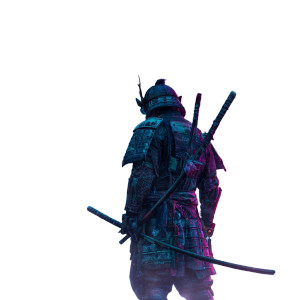 Cyberpunk Samurai V56 Vinyl Car Decal Sticker – Waterproof & UV-Resistant 3.4133333333333336"