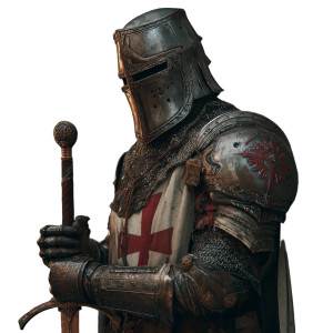 Medieval Knight V55 Vinyl Car Decal Sticker – Waterproof & UV-Resistant 3.4133333333333336"