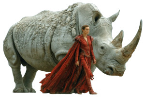 Elegant Rhino Companion V2 Vinyl Car Decal Sticker – Waterproof & UV-Resistant 5.97333333333333