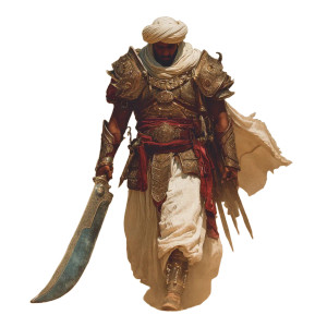 Arabic Warrior V3 Vinyl Car Decal Sticker – Waterproof & UV-Resistant 6.826666666666667"