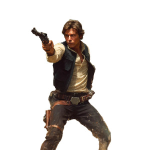 Han Solo Shootout Vinyl Car Decal Sticker – Waterproof & UV-Resistant 3.4133333333333336"