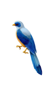 Chinoiserie Bird Vinyl Car Decal Sticker – Waterproof & UV-Resistant 9.706666666666667"