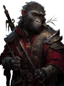Baboon Man Thief Vinyl Car Decal Sticker – Waterproof & UV-Resistant 8.213333333333333"