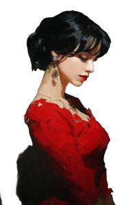 Stylish Asian Beauty Vinyl Car Decal Sticker – Waterproof & UV-Resistant 8.96"