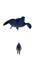 Surreal Desert Astronaut Vinyl Car Decal Sticker – Waterproof & UV-Resistant 4.8533333333333335"