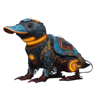 Cyberpunk Platypus Vinyl Car Decal Sticker – Waterproof & UV-Resistant 3.4133333333333336" Cyberpunk Platypus Vinyl Car Decal Sticker – Waterproof & UV-Resistant 3.4133333333333336"
