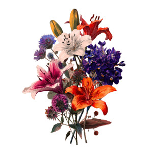 Flowers Illustration Vinyl Car Decal Sticker – Waterproof & UV-Resistant 3.4133333333333336" Flowers Illustration Vinyl Car Decal Sticker – Waterproof & UV-Resistant 3.4133333333333336"