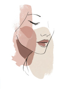Abstract Feminine Portrait Vinyl Car Decal Sticker – Waterproof & UV-Resistant 4.1066666666666665" Abstract Feminine Portrait Vinyl Car Decal Sticker – Waterproof & UV-Resistant 4.1066666666666665"
