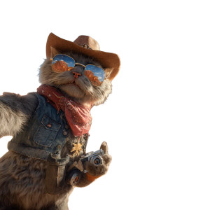 Cowboy Cat Selfie Vinyl Car Decal Sticker – Waterproof & UV-Resistant 3.4133333333333336" Cowboy Cat Selfie Vinyl Car Decal Sticker – Waterproof & UV-Resistant 3.4133333333333336"