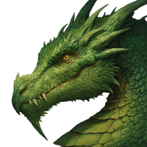 Poisonous Green Dragon Vinyl Car Decal Sticker – Waterproof & UV-Resistant 3.4133333333333336"