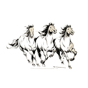 Vintage Chinese Horses Vinyl Car Decal Sticker – Waterproof & UV-Resistant 3.4133333333333336" Vintage Chinese Horses Vinyl Car Decal Sticker – Waterproof & UV-Resistant 3.4133333333333336"