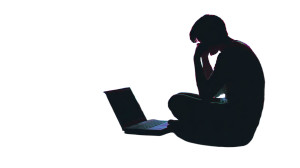 Depressed Young Man V3 Vinyl Car Decal Sticker – Waterproof & UV-Resistant 5.4